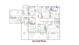 2nd Floor Room Layout